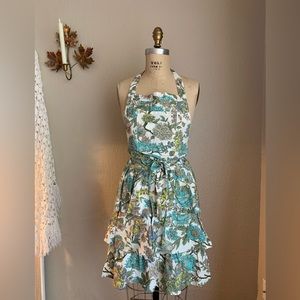 April Cornell Apron - floral, 100% cotton, NWT